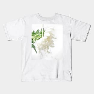 White water flower Kids T-Shirt